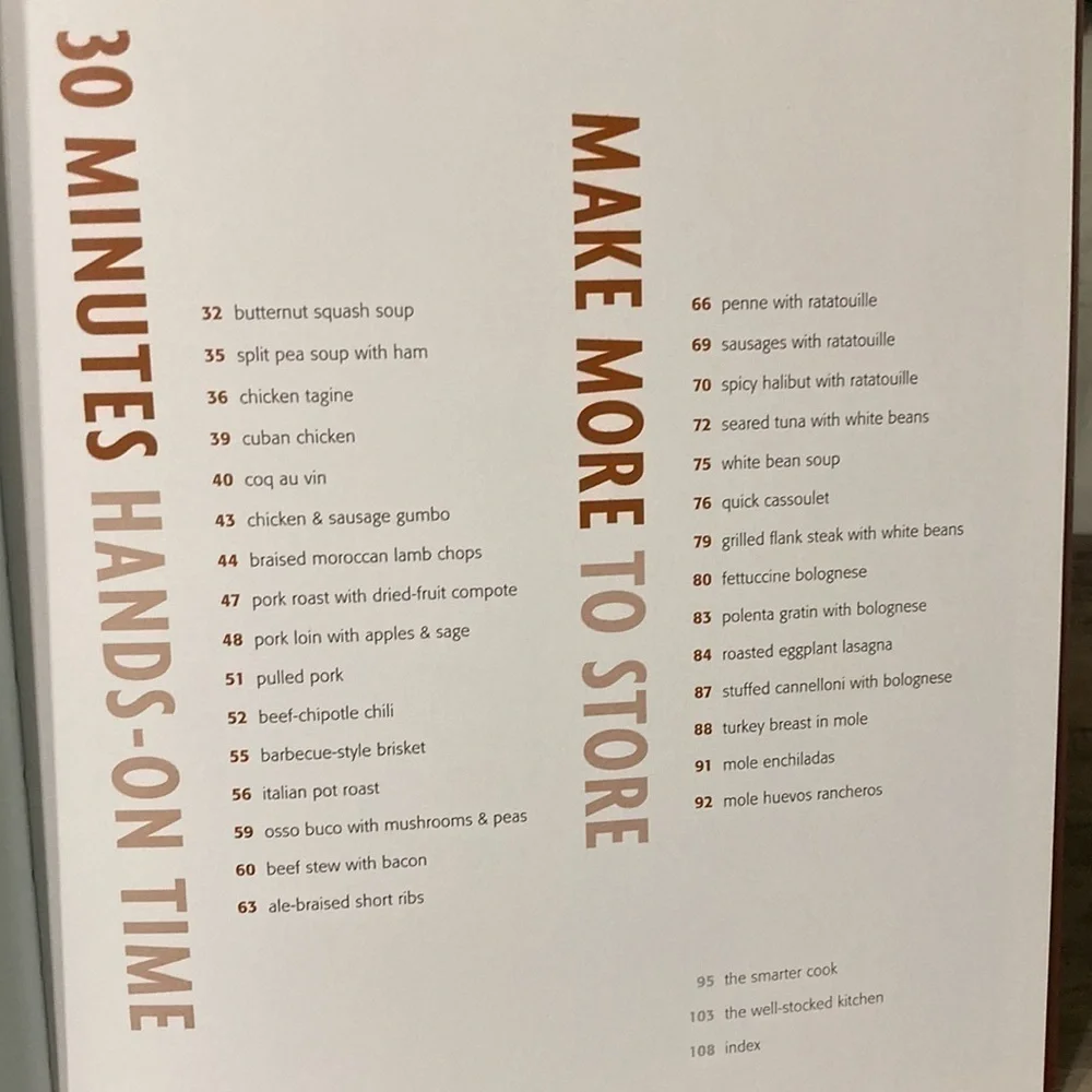 WILLIAMS SONOMA SLOW COOKER FOOD MADE FAST COOKBOOK